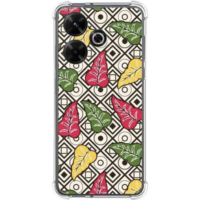 Coque en silicone floral pour Xiaomi Poco M6 4G - Protection Antichoc - Publicité Coque en silicone floral pour Xiaomi Poco M6 4G - Protection Antichoc - Publicité