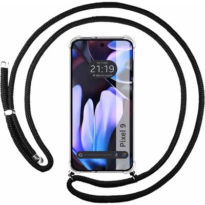 Czarna Silikonowa Etui z Kablem - Obudowa na Telefon Czarna Silikonowa Etui z Kablem - Obudowa na Telefon