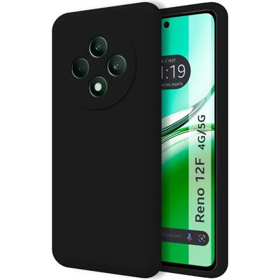 Coque en Silicone Liquide TUMUNDOSMARTPHONE pour Oppo Reno 12F - Étui Coque en Silicone Liquide TUMUNDOSMARTPHONE pour Oppo Reno 12F - Étui