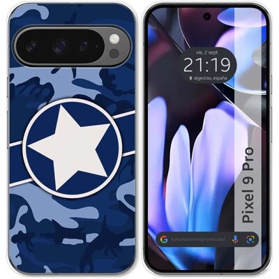 Coque en silicone camouflage TUMUNDOSMARTPHONE - Étui pour Google Pixel 9 Pro - Publicité Coque en silicone camouflage TUMUNDOSMARTPHONE - Étui pour Google Pixel 9 Pro - Publicité
