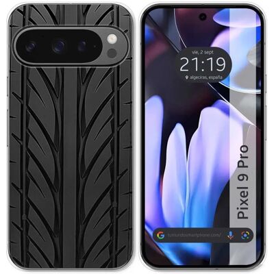Coque Design Pneus pour Google Pixel 9 Pro 5G TUMUNDOSMARTPHONE Silicone Multicolore - Publicité Coque Design Pneus pour Google Pixel 9 Pro 5G TUMUNDOSMARTPHONE Silicone Multicolore - Publicité