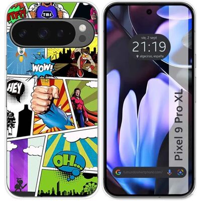 Coque Bande Dessinée pour Google Pixel 9 Pro XL 5G Multicolore - Publicité Coque Bande Dessinée pour Google Pixel 9 Pro XL 5G Multicolore - Publicité