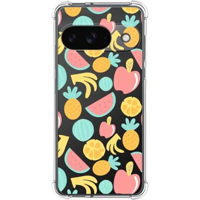 Coque Fruits pour Google Pixel 9 5G - Silicone Antichoc - Publicité Coque Fruits pour Google Pixel 9 5G - Silicone Antichoc - Publicité