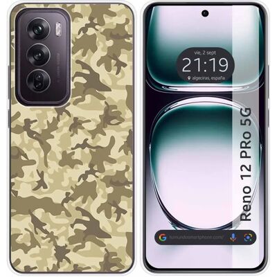 Coque Camouflage Sable TPU pour Oppo Reno 12 Pro 5G - TUMUNDOSMARTPHONE - Publicité Coque Camouflage Sable TPU pour Oppo Reno 12 Pro 5G - TUMUNDOSMARTPHONE - Publicité