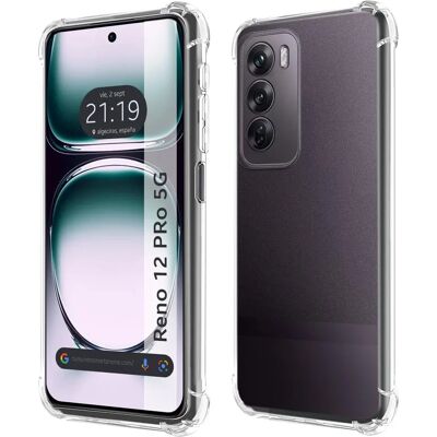 Coque en Silicone Transparente Antichoc TUMUNDOSMARTPHONE pour Oppo Reno 12 Pro 5G Coque en Silicone Transparente Antichoc TUMUNDOSMARTPHONE pour Oppo Reno 12 Pro 5G