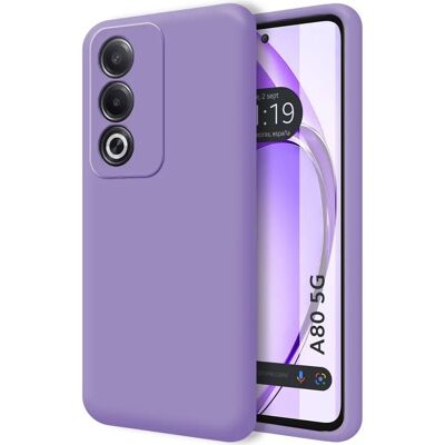 Coque en Silicone Liquide TUMUNDOSMARTPHONE Oppo A80 5G Violet - Étui Coque en Silicone Liquide TUMUNDOSMARTPHONE Oppo A80 5G Violet - Étui