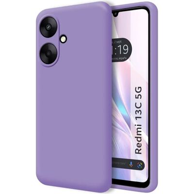 Coque TUMUNDOSMARTPHONE Redmi 13C 5G Silicone Liquide Violet Coque TUMUNDOSMARTPHONE Redmi 13C 5G Silicone Liquide Violet