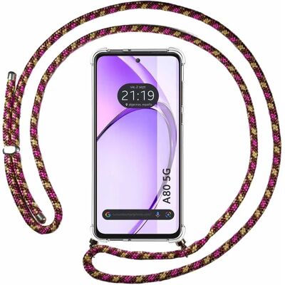 Coque Antichoc Rose pour Oppo A80 5G - TUMUNDOSMARTPHONE Coque Antichoc Rose pour Oppo A80 5G - TUMUNDOSMARTPHONE