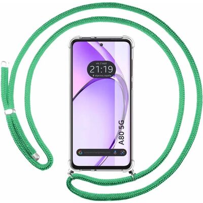 TUMUNDO Groene Schokbestendige Telefoonhoesje voor Oppo A80 5G - Telefoonhoesje TUMUNDO Groene Schokbestendige Telefoonhoesje voor Oppo A80 5G - Telefoonhoesje