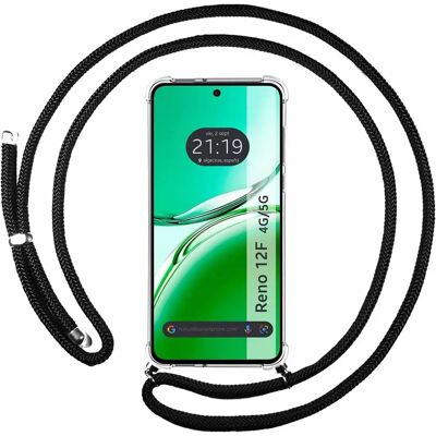 Coque en silicone antichoc pour Oppo Reno 12F 4G - Étui de téléphone Coque en silicone antichoc pour Oppo Reno 12F 4G - Étui de téléphone