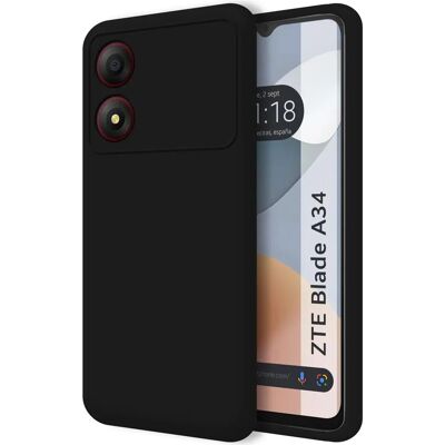 Coque en Silicone Liquide Zte Blade A34 4G - TUMUNDOSMARTPHONE Coque en Silicone Liquide Zte Blade A34 4G - TUMUNDOSMARTPHONE