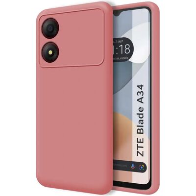 Coque en Silicone Liquide TUMUNDOSMARTPHONE pour Zte Blade A34 - Étui de Téléphone Coque en Silicone Liquide TUMUNDOSMARTPHONE pour Zte Blade A34 - Étui de Téléphone