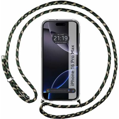 TUMUNDOSMARTPHONE Iphone 16 Pro Max - Beschermhoes met Schokbestendige Randen TUMUNDOSMARTPHONE Iphone 16 Pro Max - Beschermhoes met Schokbestendige Randen