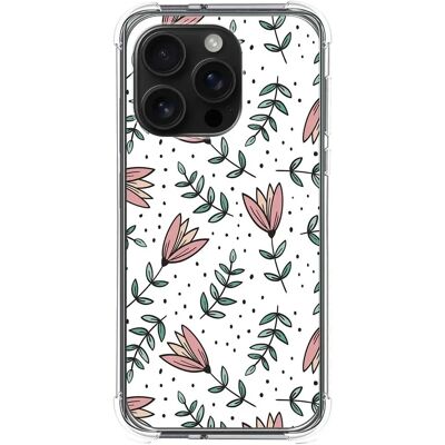 Coque en Silicone Fleuri Multicolore pour iPhone 16 Pro TUMUNDOSMARTPHONE - Publicité Coque en Silicone Fleuri Multicolore pour iPhone 16 Pro TUMUNDOSMARTPHONE - Publicité
