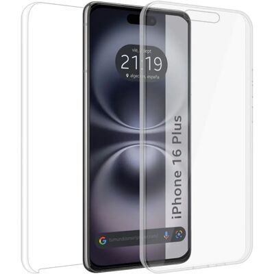 Coque transparente TUMUNDOSMARTPHONE pour iPhone 16 Plus Coque transparente TUMUNDOSMARTPHONE pour iPhone 16 Plus