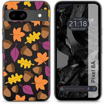 Coque Design Automne pour Google Pixel 8A 5G TUMUNDOSMARTPHONE Silicone Multicolore - Publicité Coque Design Automne pour Google Pixel 8A 5G TUMUNDOSMARTPHONE Silicone Multicolore - Publicité