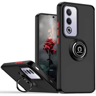 Coque Noire Oppo A80 5G avec Anneau Rotatif TUMUNDOSMARTPHONE Coque Noire Oppo A80 5G avec Anneau Rotatif TUMUNDOSMARTPHONE