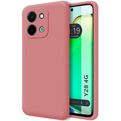 Roze siliconen hoesje voor Vivo Y28 4G - TUMUNDOSMARTPHONE Roze siliconen hoesje voor Vivo Y28 4G - TUMUNDOSMARTPHONE