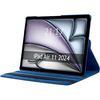 Apple iPad Air 2024 11 (M2) - Bleu - Coque à Rotation 360° - Publicité Apple iPad Air 2024 11 (M2) - Bleu - Coque à Rotation 360° - Publicité