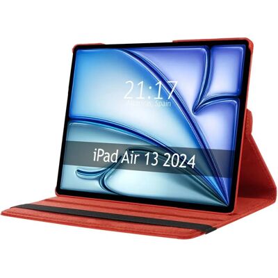 Étui TUMUNDOSMARTPHONE à Rotation 360° pour iPad Air 2024 13 (M2) - Rouge - Publicité Étui TUMUNDOSMARTPHONE à Rotation 360° pour iPad Air 2024 13 (M2) - Rouge - Publicité