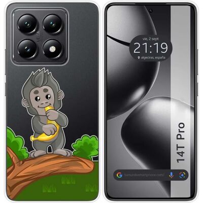 Coque Animée Singe Xiaomi 14T Pro 5G TUMUNDOSMARTPHONE - Publicité Coque Animée Singe Xiaomi 14T Pro 5G TUMUNDOSMARTPHONE - Publicité