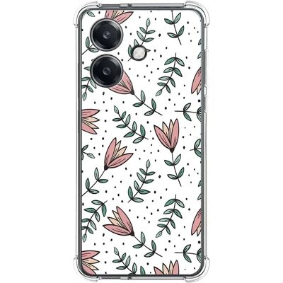 Coque en Silicone Fleuri pour Oppo A40 / A40M - Antichocs - Publicité Coque en Silicone Fleuri pour Oppo A40 / A40M - Antichocs - Publicité