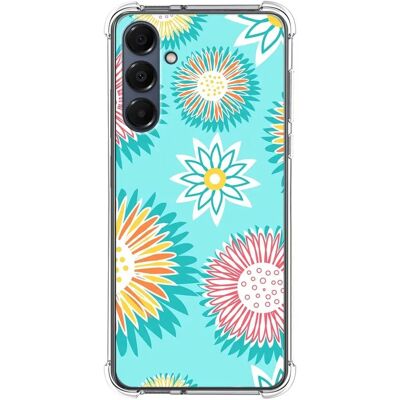Coque en silicone avec fleurs pour Samsung Galaxy A16 - Publicité Coque en silicone avec fleurs pour Samsung Galaxy A16 - Publicité