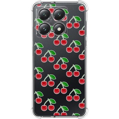 Coque en Silicone Cerises pour Xiaomi 14T Pro 5G - Étui - Publicité Coque en Silicone Cerises pour Xiaomi 14T Pro 5G - Étui - Publicité