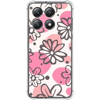 Coque en Silicone Fleuri pour Xiaomi 14T Pro 5G - Étui - Publicité Coque en Silicone Fleuri pour Xiaomi 14T Pro 5G - Étui - Publicité