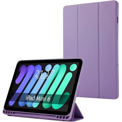 Étui intelligent TUMUNDO pour iPad Mini 6 (2021) - Violet - Publicité Étui intelligent TUMUNDO pour iPad Mini 6 (2021) - Violet - Publicité