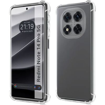 Coque Transparente Antichoc Xiaomi Redmi Note 14 Pro 5G TUMUNDOSMARTPHONE - Publicité Coque Transparente Antichoc Xiaomi Redmi Note 14 Pro 5G TUMUNDOSMARTPHONE - Publicité