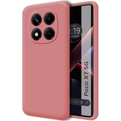 Coque en Silicone Liquide pour Xiaomi Poco X7 5G - Publicité Coque en Silicone Liquide pour Xiaomi Poco X7 5G - Publicité