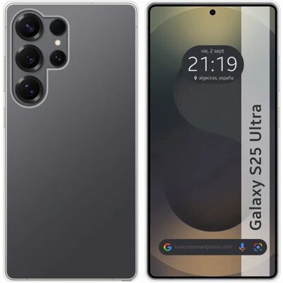 Coque en Silicone Transparente pour Galaxy S25 Ultra 5G - TUMUNDOSMARTPHONE - Publicité Coque en Silicone Transparente pour Galaxy S25 Ultra 5G - TUMUNDOSMARTPHONE - Publicité