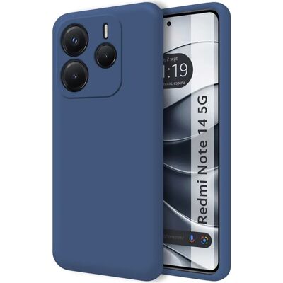 Coque en silicone TUMUNDOSMARTPHONE Redmi Note 14 4G Bleu Foncé - Publicité Coque en silicone TUMUNDOSMARTPHONE Redmi Note 14 4G Bleu Foncé - Publicité