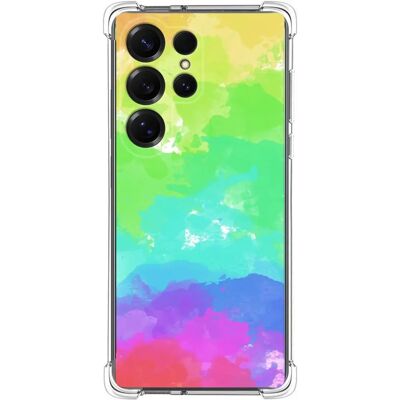 Coque Silicone Antichoc Watercolor pour Samsung Galaxy S25 Ultra 5G - Publicité Coque Silicone Antichoc Watercolor pour Samsung Galaxy S25 Ultra 5G - Publicité
