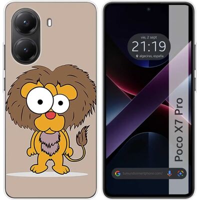 Capa Design - Poco X7 Pro 5G - Lion design - Coque - Publicité Capa Design - Poco X7 Pro 5G - Lion design - Coque - Publicité