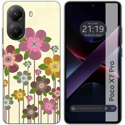 Capa Design - Poco X7 Pro 5G - Fleur - Gel TPU - Coque de téléphone - Publicité Capa Design - Poco X7 Pro 5G - Fleur - Gel TPU - Coque de téléphone - Publicité