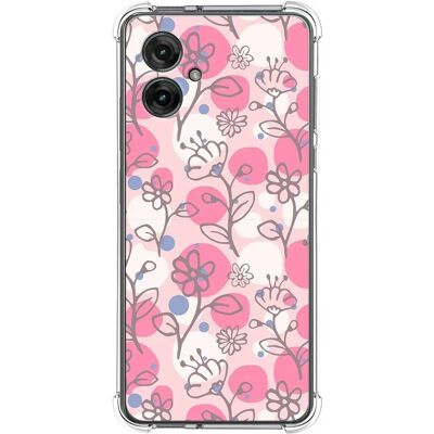 Capa Design - Moto G55 5G - Fleurs - Silicone - Étui téléphone - Publicité Capa Design - Moto G55 5G - Fleurs - Silicone - Étui téléphone - Publicité