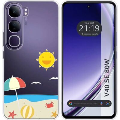 Capa Design - Vivo V40 SE 5G - Plage - Phone case - Publicité Capa Design - Vivo V40 SE 5G - Plage - Phone case - Publicité