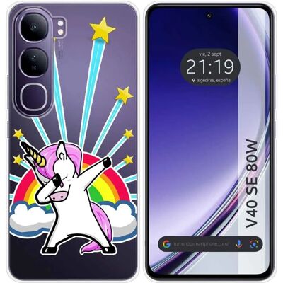 Capa Design - Vivo V40 SE 5G 80W - Design Licorne - TPU gel transparent - coque de téléphone - Publicité Capa Design - Vivo V40 SE 5G 80W - Design Licorne - TPU gel transparent - coque de téléphone - Publicité