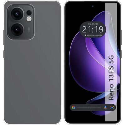 Tumundosmartphone Transparante Siliconen Hoes voor Oppo Reno 13fs 4g / 13 Fs 5g Tumundosmartphone Transparante Siliconen Hoes voor Oppo Reno 13fs 4g / 13 Fs 5g