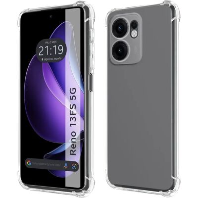 Coque en Silicone Transparente Antichoc pour Oppo Reno 13fs 4G/5G - Étui Téléphone Coque en Silicone Transparente Antichoc pour Oppo Reno 13fs 4G/5G - Étui Téléphone