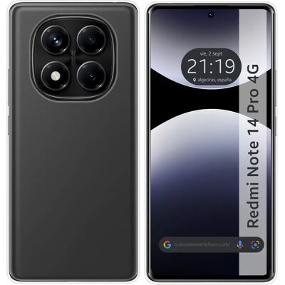 Coque en Gel Transparente pour Xiaomi Redmi Note 14 Pro 4G Coque en Gel Transparente pour Xiaomi Redmi Note 14 Pro 4G