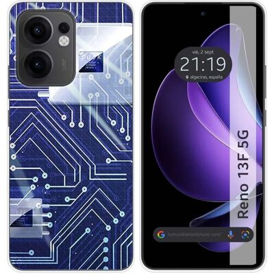 Tumundo - Oppo Reno 13F - Design de circuit - Multicolore - Phone Case - Publicité Tumundo - Oppo Reno 13F - Design de circuit - Multicolore - Phone Case - Publicité