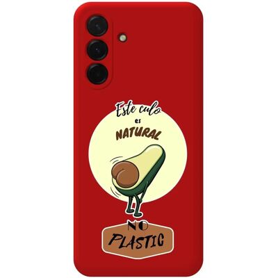 Coque en silicone liquide rouge pour Samsung Galaxy A26 5g - Tumundosmartphone - Publicité Coque en silicone liquide rouge pour Samsung Galaxy A26 5g - Tumundosmartphone - Publicité