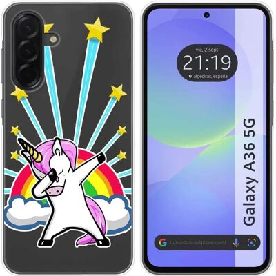 Capa Design - Samsung Galaxy A36 5G - Design licorne - Publicité Capa Design - Samsung Galaxy A36 5G - Design licorne - Publicité