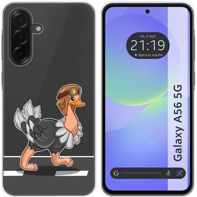 Capa Design - Avestruz - TPU transparent - A56 5G - Coque de téléphone - Publicité Capa Design - Avestruz - TPU transparent - A56 5G - Coque de téléphone - Publicité