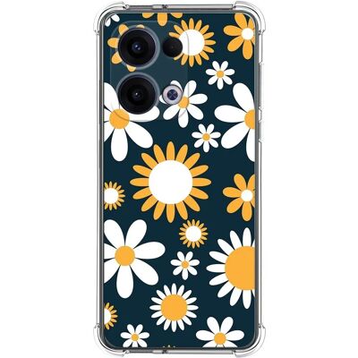 Capa Design - Oppo Reno 13 5G - Transparente - Floral - Coque - Publicité Capa Design - Oppo Reno 13 5G - Transparente - Floral - Coque - Publicité