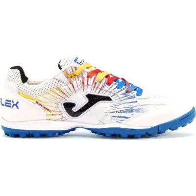 Joma Top Flex Sapatos de Futsal para Relva Artificial - Branco - Chuteiras de futebol Joma Top Flex Sapatos de Futsal para Relva Artificial - Branco - Chuteiras de futebol