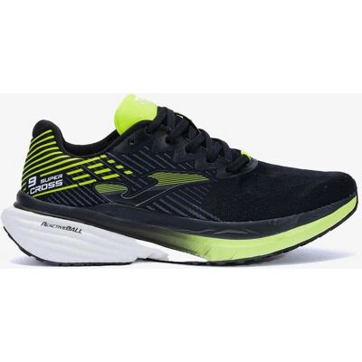Joma Super Cross 25 preto amarelo fluorescente - Tênis de corrida Joma Super Cross 25 preto amarelo fluorescente - Tênis de corrida
